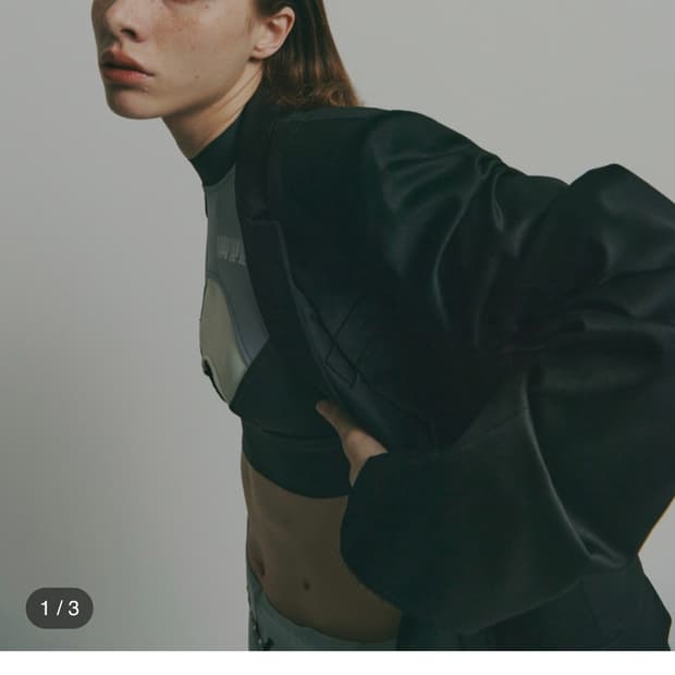 aego freedom lab 이고프리덤랩 실키 폴드 자켓 블랙 2