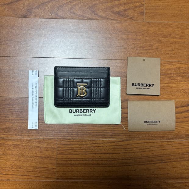 버버리 TB로고 카드지갑 (풀구성)