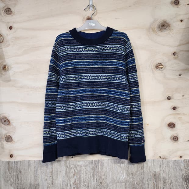 231) 타미힐피거 빈티지패턴 니트