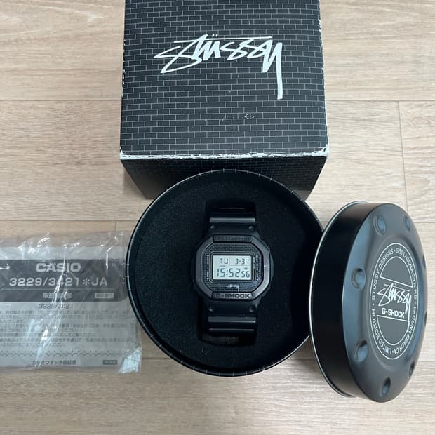 g-shock stussy dw5600 35주년 콜라보