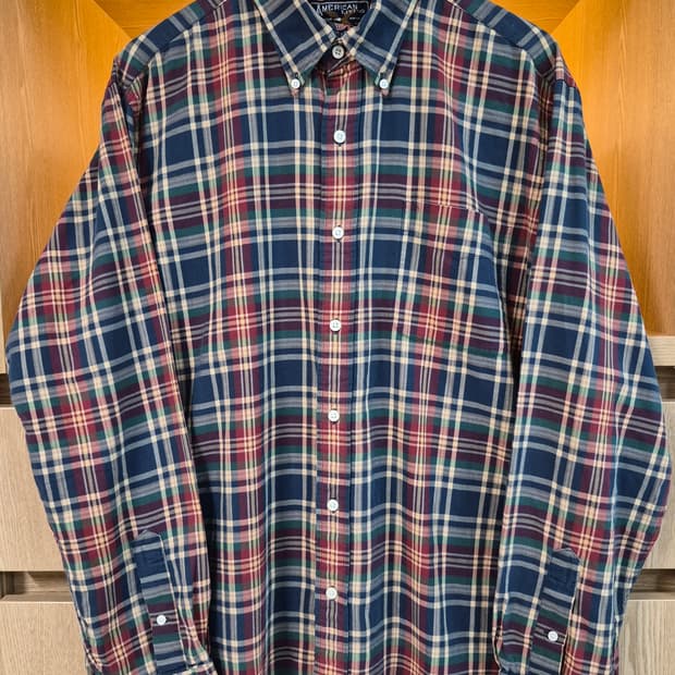 00's American Living Plaid Check Shirt