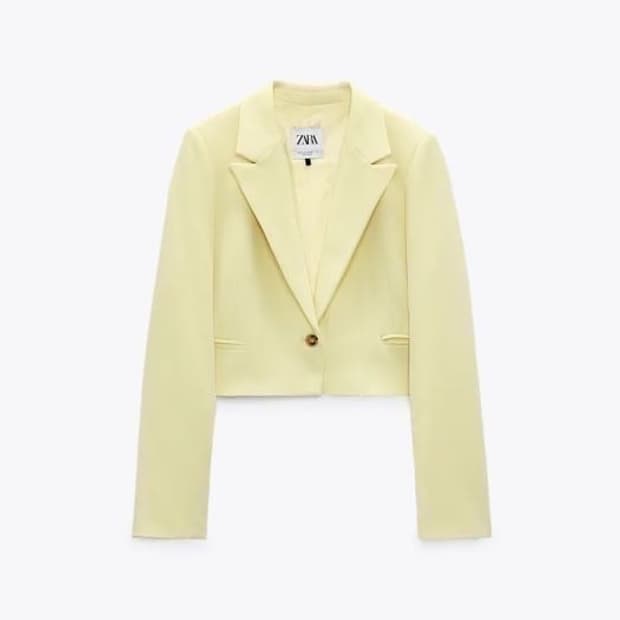 자라 크롭 블레이저 새상품 자라 크롭 자켓