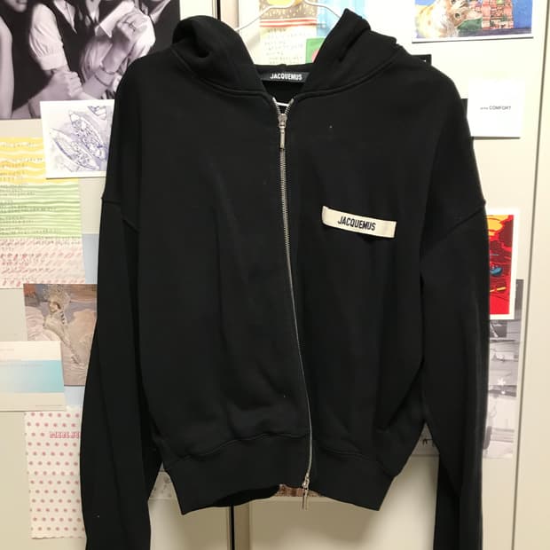 자크뮈스 후드 집업 블랙 S