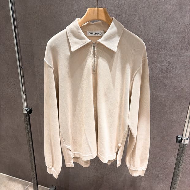 (정품/새상품) 아워레가시 남성 고스트 애틱 애슬레틱 립 맨투맨