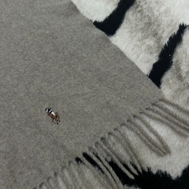 폴로랄프로렌 울 머플러/오트밀