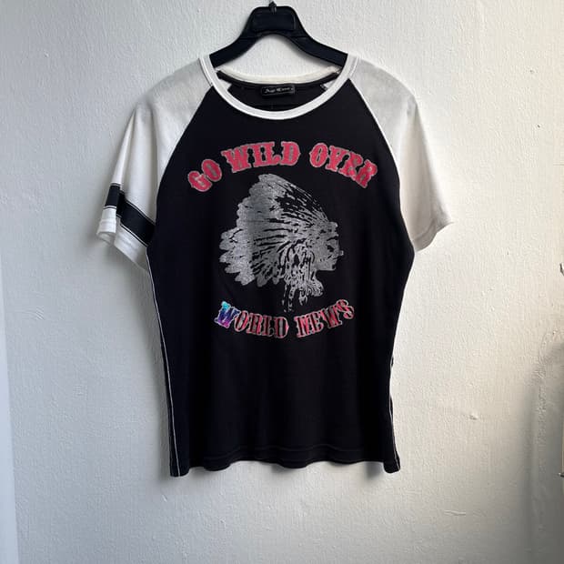 Japanese Vintage Indian Graphic T-shirt