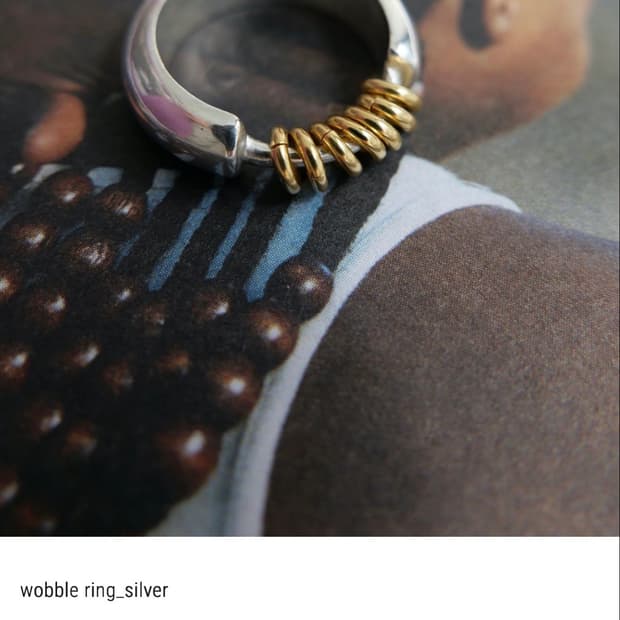 juï wobble ring_silver (실버/14k 도금 반지)