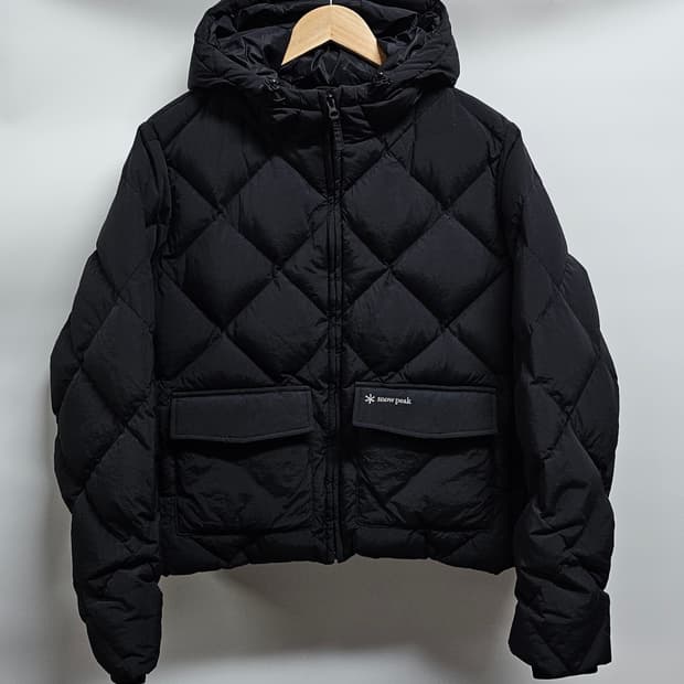 스노우피크 여성 다이아퀼팅 덕다운패딩 90