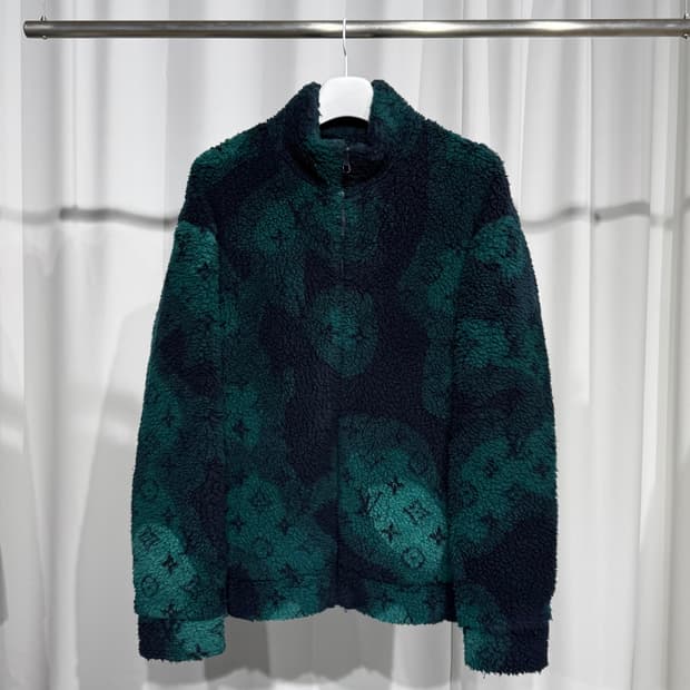 (2XL) 루이비통 모노그램 자카드 카모플라쥬 후리스 집업 자켓