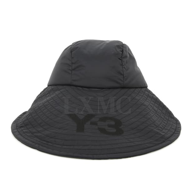 Y-3 나일론 패딩 모자 Y3 블랙 벙거지