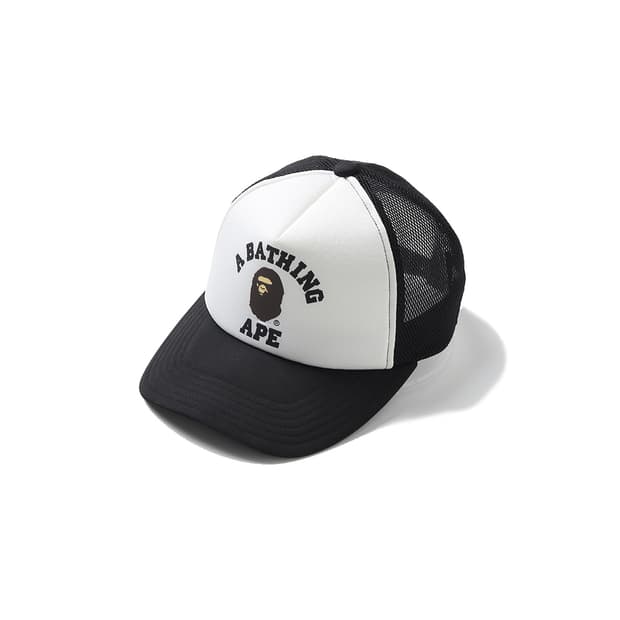 베이프 A BATHING APE College Mesh Cap