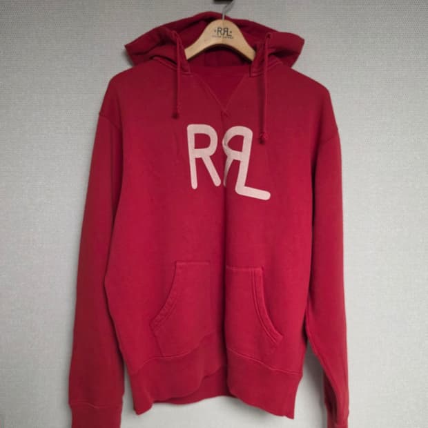 RRL 더블알엘 렌치로고 후드티 XL
