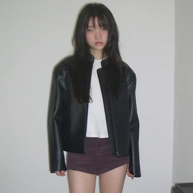 데어드 레이싱 레더 자켓