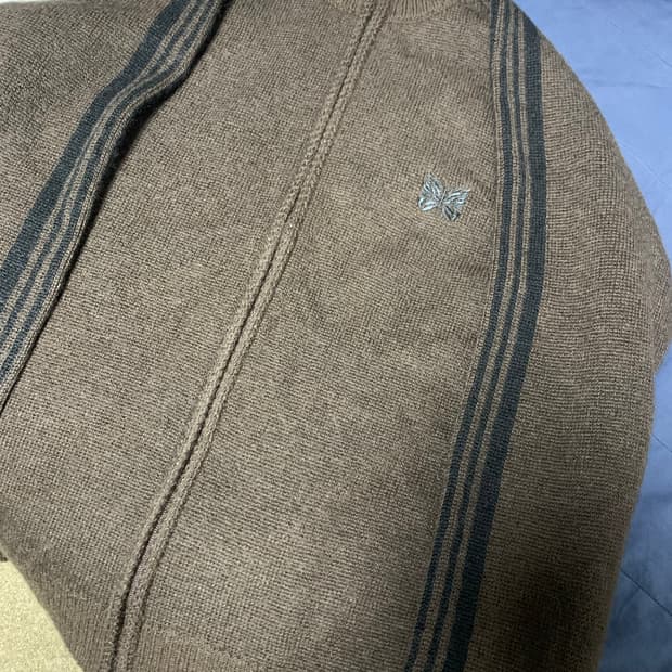 (L)빔즈 니들스 모헤어 트랙자켓 브라운