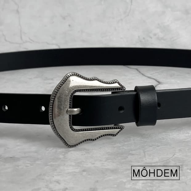 [Unisex]쉐린 이태리 레더 웨스턴 벨트