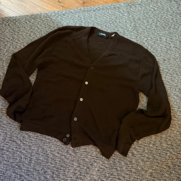 usa 90s izod orlon 가디건 브라운 M