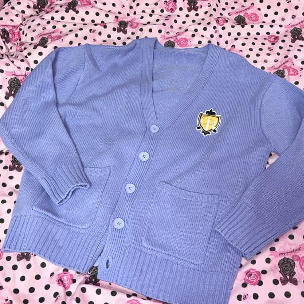 스파오 오란고교 콜라보 가디건 S