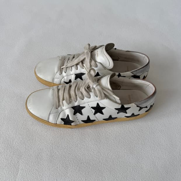 [EU39]생로랑(Saint Laurent) 클래식 스타 패치 스니커즈