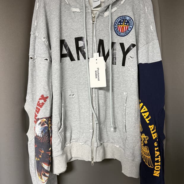 프로토콜 인덱스 후드 멜란지 그레이