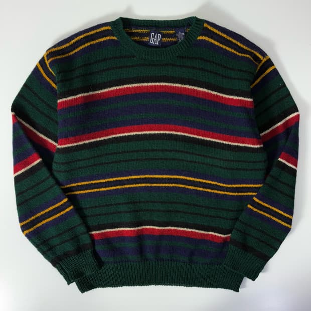  Gap  갭 90,s 프레피 스트라이프 울 니트