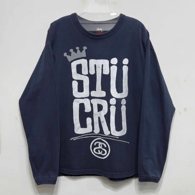 00s 스투시 STU CRU 롱슬리브 긴팔 티셔츠