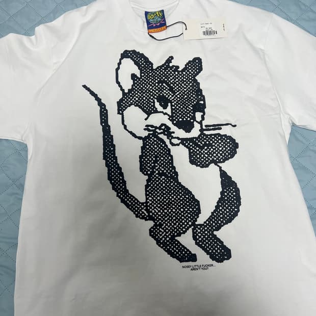 LO-FI NOSEY TEE white m사이즈