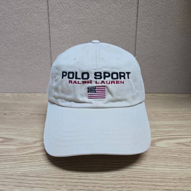 OS 폴로스포츠 90s 스펠아웃 볼캡 베이지