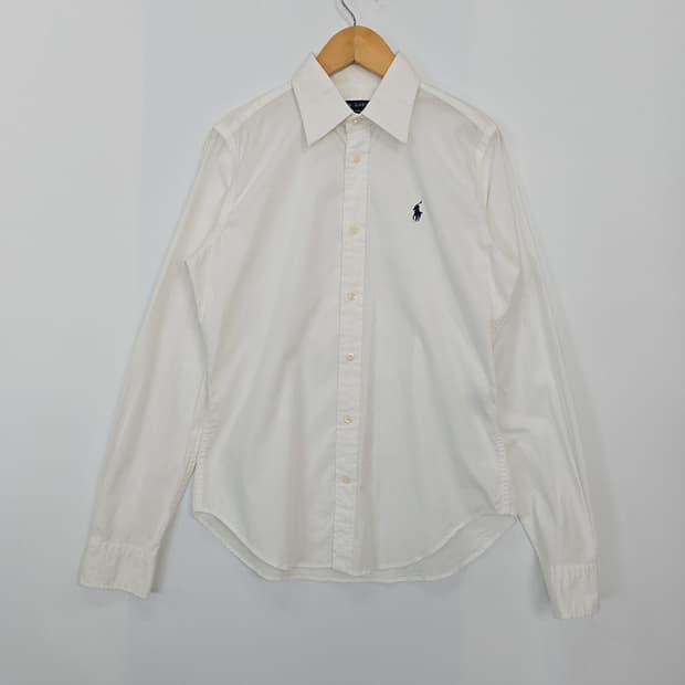 여성 랄프로렌 Ralph Lauren 슈퍼슬림핏 화이트 셔츠 6