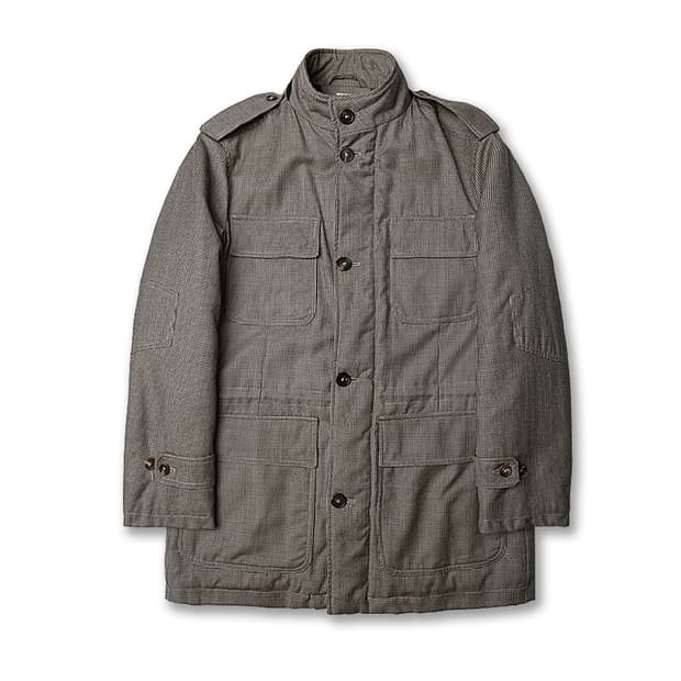 루이지 보렐리 [Luigi Borrelli] 체크 울 사르토리아 필드자켓