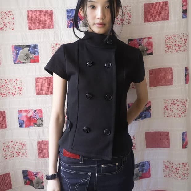 인앤양인하모니 더블 버튼 자켓