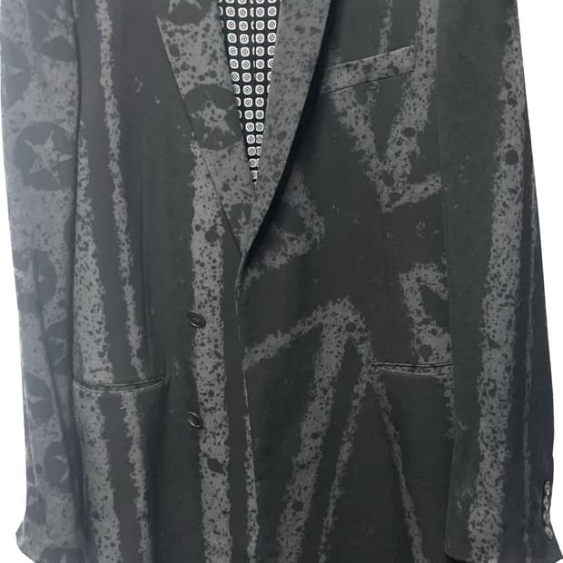 넘버나인 유니온잭 롱 블레이저