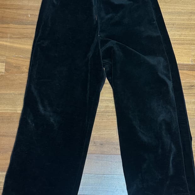 커스텀멜로우 벨벳팬츠 bk m