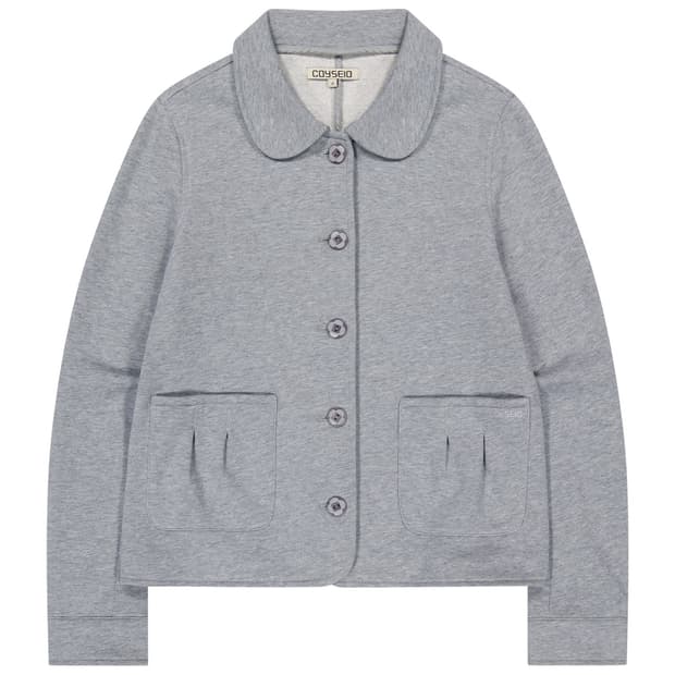 (구해요) COZY SWEAT JACKET MELANGE GREY