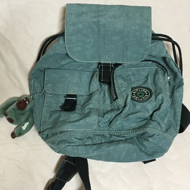 키플링 y2k 백팩 민트 키링