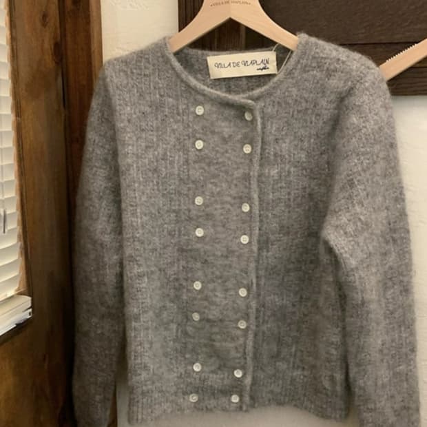 비아플레인 링커 가디건 그레이 s