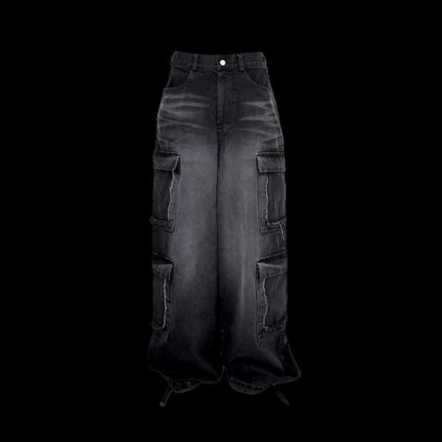 [M] Preoccupy 프리아큐파이 포 포켓 컷팅 와이드팬츠