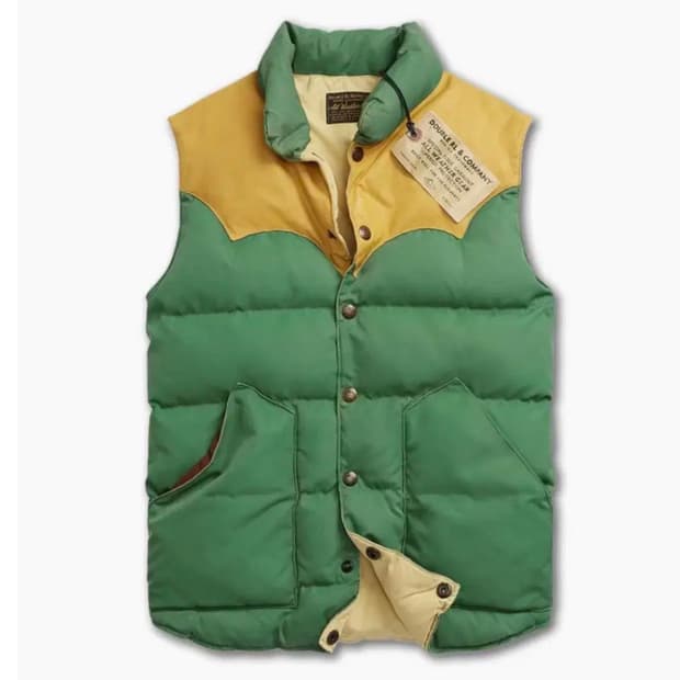 Rrl 패딩 베스트 요크 베스트 XL