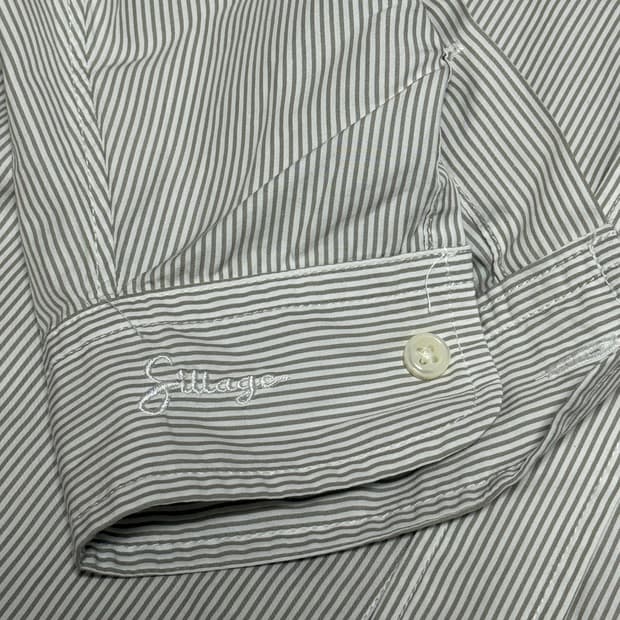 실라주 Sillage 와이드 셔츠 - 그레이