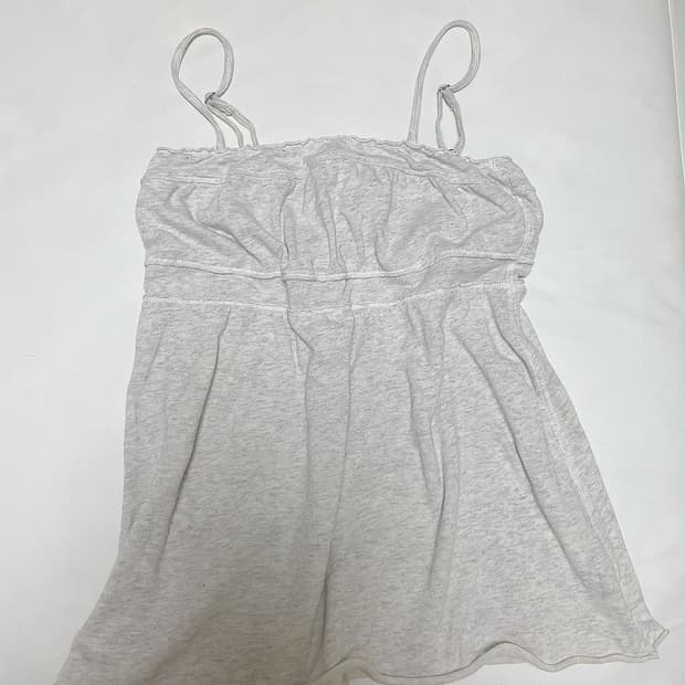 브랜디멜빌 희귀템 베이비돌 멜란지그레이 나시 탱크 탑