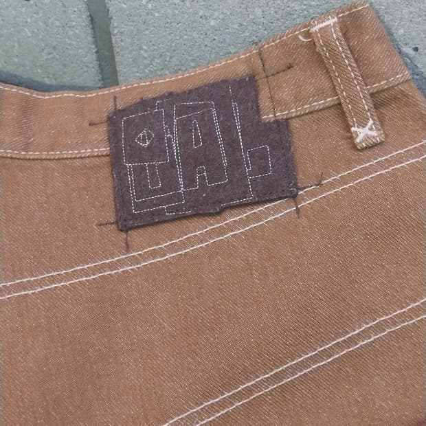 bal 데님 팬츠 BalanceWearDesign 브라운 발란스웨어디자인