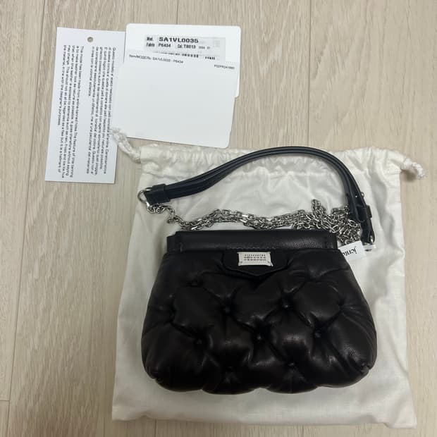 메종마르지엘라 글램 슬램 클래식 베이비 블랙 새제품