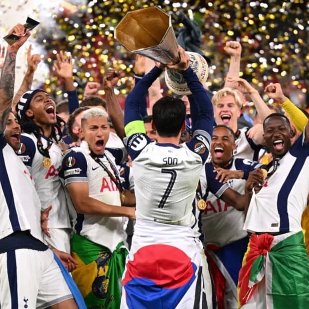 [2XL] 나이키 토트넘 24-25 홈 유로파결승 풀 손흥민 마킹 유니폼