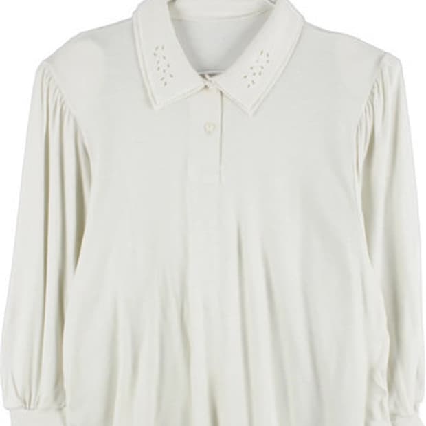 Cream Lace Collar Blouse