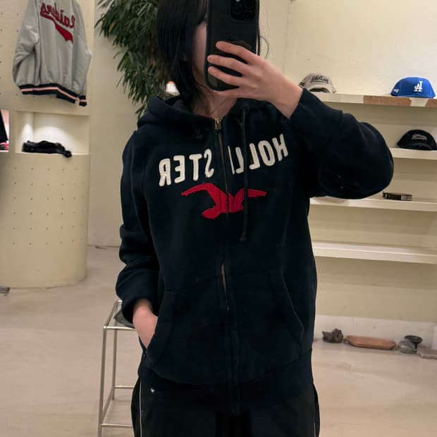 홀리스터 빅로고 y2k 올드스쿨 후드집업 U52