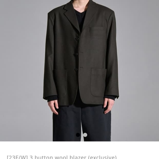 23) fw 노운 블레이저