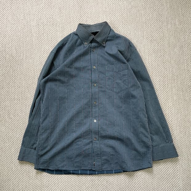 버버리 런던 스트라이프 버튼다운 셔츠 