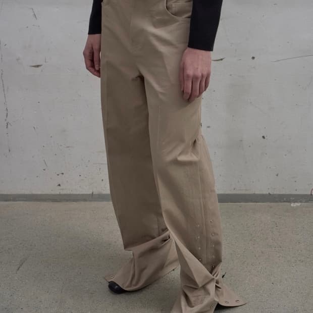 LCDC SIDE SNAP WIDE TROUSERS
