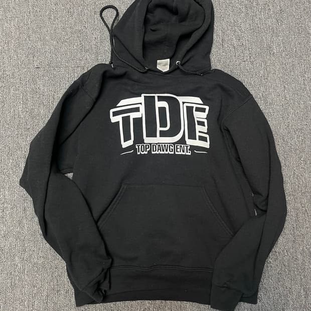 Tde dawg 블랙 굿즈 (m95-100 (켄드릭,스쿨보이큐 등 착용)