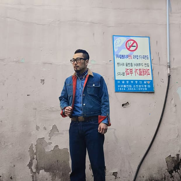 폴로 컨트리 리버시블 데님자켓 (남녀공용)