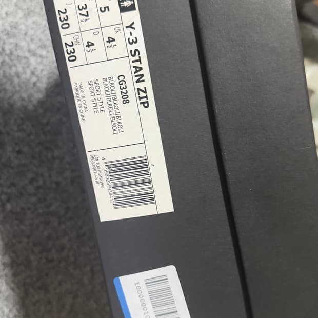 Y-3 stan zip